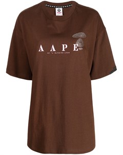 Футболка оверсайз с логотипом Aape by a bathing ape