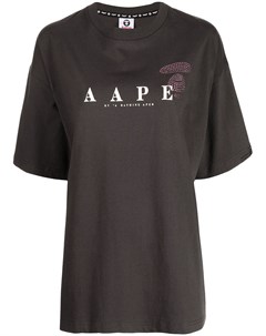 Футболка оверсайз с логотипом Aape by a bathing ape