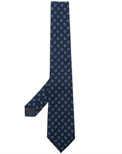 Шелковый галстук с принтом Ermenegildo zegna