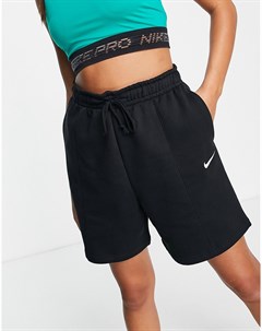 Черные шорты с логотипом галочкой Nike