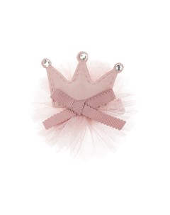 Зажим для волос корона розовый детский Tais