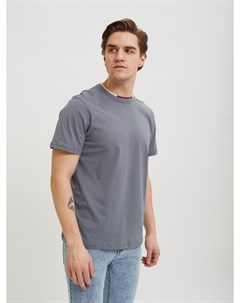 Тёмно серая футболка Sevenext с контрастным кантом Profmax