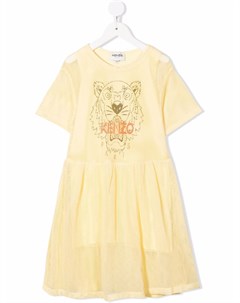 Платье с логотипом Kenzo kids