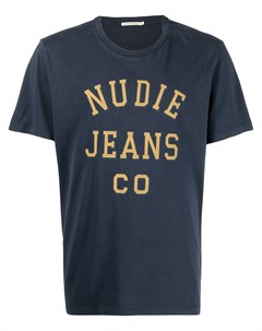 Футболка с логотипом Nudie jeans