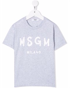 Футболка с логотипом Msgm kids