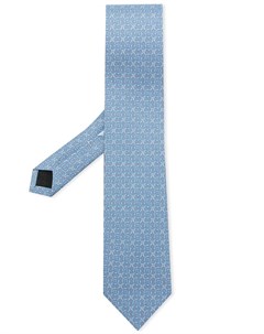 Шелковый галстук с узором Gancini Galore Salvatore ferragamo