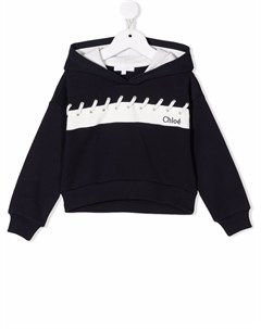 Худи с декоративной строчкой Chloé kids