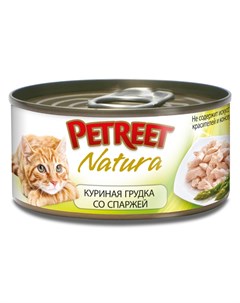 Влажный корм для кошек Куриная грудка со спаржей 0 07 кг Petreet