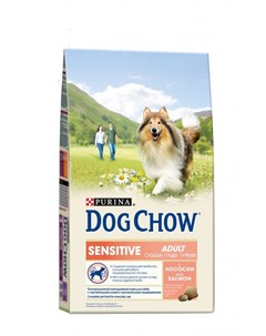 Сухой корм для собак Sensitive Salmone 0 8 кг Dog chow