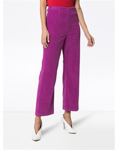 Mara hoffman вельветовые брюки с завышенной талией 4 фиолетовый Mara hoffman