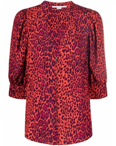 Блузка с леопардовым принтом Stella mccartney