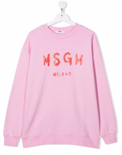 Толстовка с логотипом Msgm kids