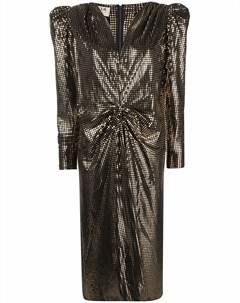 Платье миди 1980 х годов с драпировкой A.n.g.e.l.o. vintage cult