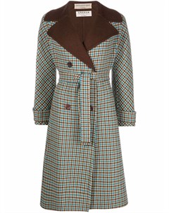 Двубортное пальто 1960 х годов в клетку A.n.g.e.l.o. vintage cult