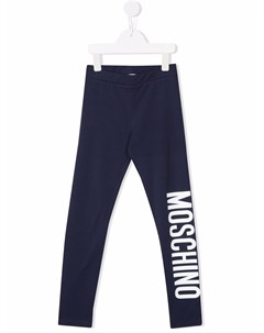 Легинсы с логотипом Moschino kids