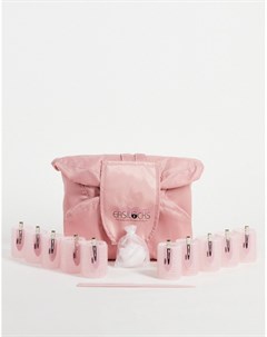 Сумка с аксессуарами для волос розового цвета Glam On The Go Bag Easilocks