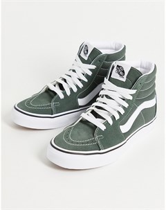 Зеленые высокие кроссовки Sk8 Hi Vans