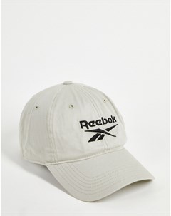 Кремовая кепка с логотипом Training Essential Reebok