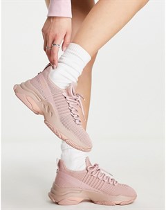 Розовато лиловые трикотажные кроссовки для бега Mac Steve madden