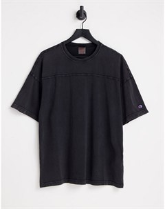 Черная футболка с маленьким логотипом Reverse Weave Champion