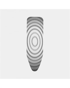 Чехол для гладильной доски 124 х 45 см 2 мм поролона титановые круги Brabantia