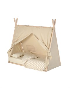 Детская кроватка maralis из ясеня в виде вигвама 70 x 140 cm бежевый 151x144 см La forma
