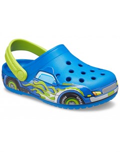 Сабо для мальчиков Kids Fun Lab Truck Band Clog Bright Cobalt Crocs