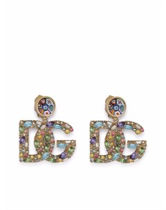 Серьги с логотипом Dolce&gabbana