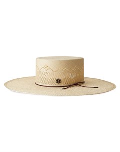 Соломенная шляпа федора Lana Maison michel