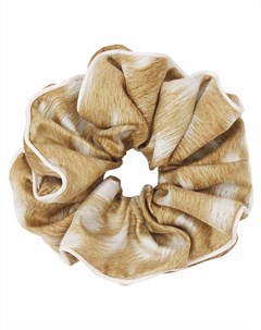 Шелковая резинка для волос с принтом Burberry