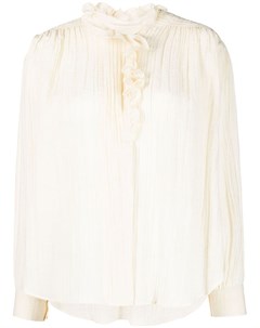 Блузка с длинными рукавами и оборками Isabel marant
