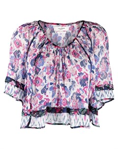Укороченная блузка с цветочным принтом Isabel marant etoile