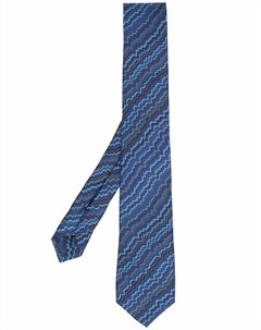 Жаккардовый галстук с узором зигзаг Missoni