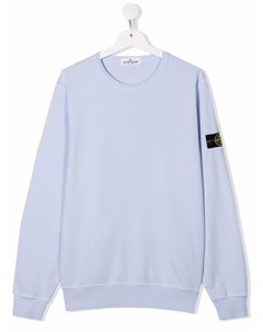 Джемпер с нашивкой логотипом Stone island junior