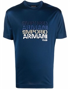 Футболка с логотипом Emporio armani