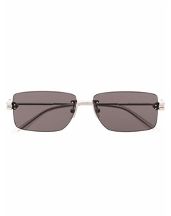 Солнцезащитные очки в прямоугольной оправе Bottega veneta eyewear