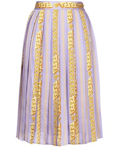 Плиссированная юбка миди Versace