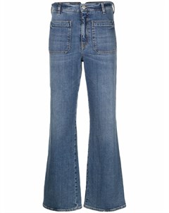 Расклешенные джинсы с заниженной талией Manuel ritz