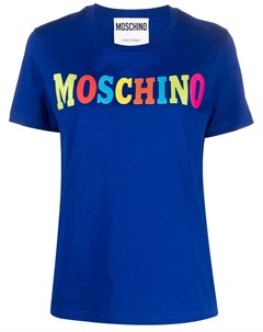 Футболка с логотипом Moschino