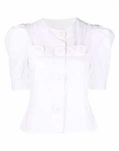 Блузка с объемными рукавами Moschino