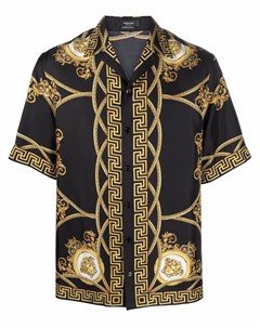 Шелковая рубашка с принтом La Coupe des Dieux Versace