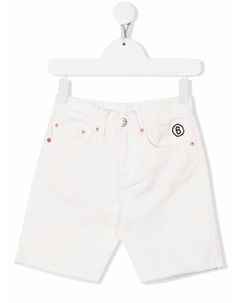 Шорты с вышитым логотипом Mm6 maison margiela kids