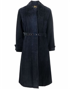 Однобортное пальто 1970 х годов с поясом Céline pre-owned