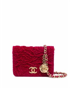 Мини сумка через плечо с тиснением Camelia Chanel pre-owned