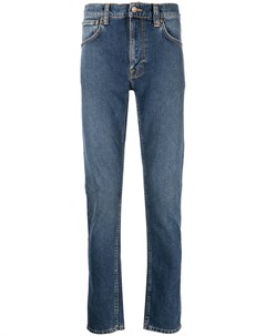 Узкие джинсы средней посадки Nudie jeans