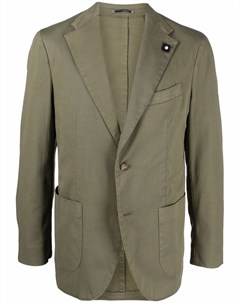 Однобортный пиджак без подкладки Lardini