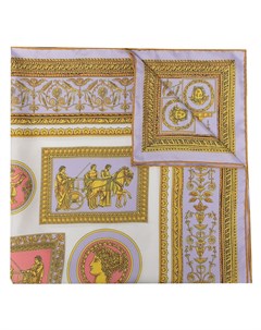 Шелковый платок с узором Baroque Versace