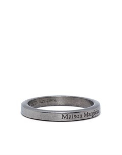 Серебряное кольцо с логотипом Maison margiela