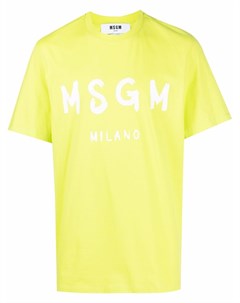 Футболка с логотипом Msgm