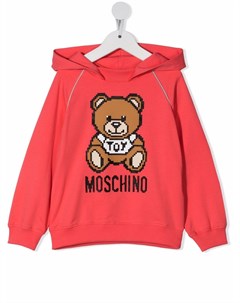 Худи Teddy с логотипом Moschino kids